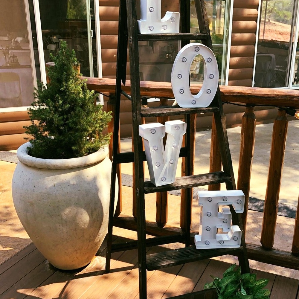 Individual Lighted LOVE Letter Marquee 8 inches tall ❤️